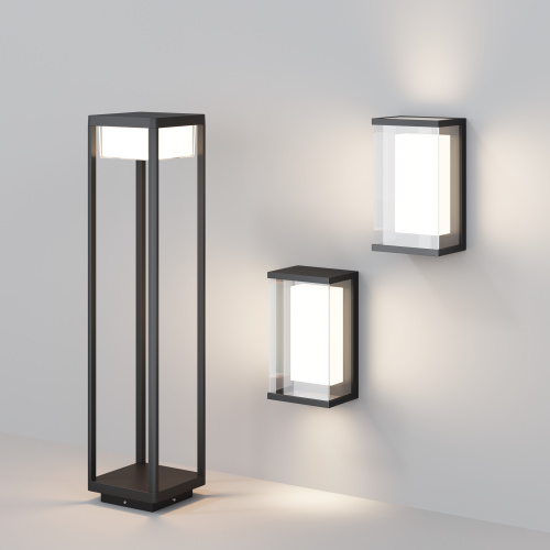 Уличный настенный светильник Outdoor O021WL-L10B3K фото 7