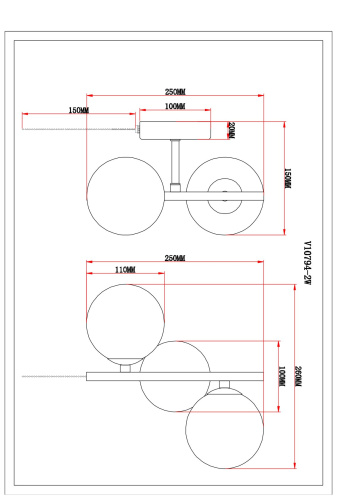 Бра Moderli V10794-2W Renny фото 2