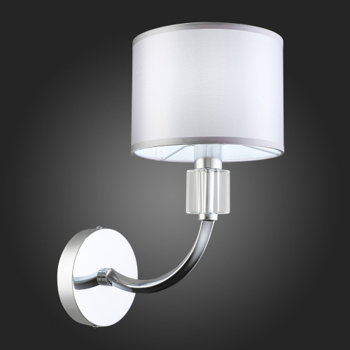 SLE107201-01 Светильник настенный Хром/Светло-серый E14 1*40W SNERE фото 3