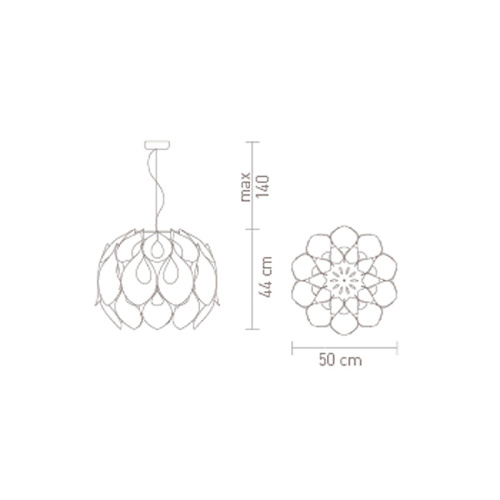 Люстра Flora Medium Silver фото 2