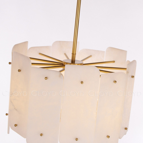 Люстра Cloyd HERCULANUM-C C5 / Ø50 см - алебастр - латунь (арт.11200) фото 2