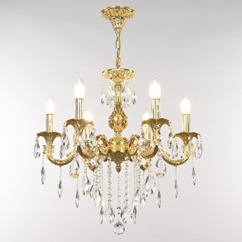 Люстра с хрустальными подвесками AL79101/6/175 B G Bohemia Ivele Crystal (Богемия Ивеле Кристалл) фото 3 Люстра с хрустальными подвесками AL79101/6/175 B G Bohemia Ivele Crystal (Богемия Ивеле Кристалл) фото 3