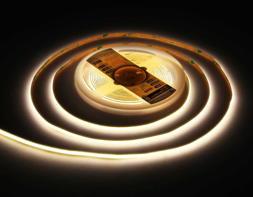 Светодиодная лента Ambrella Light GS4612 COB 400Led/10W m/ 24V IP20 4500K/ 5m*5mm*2.1mm (2 конт.) GS4612 фото 5