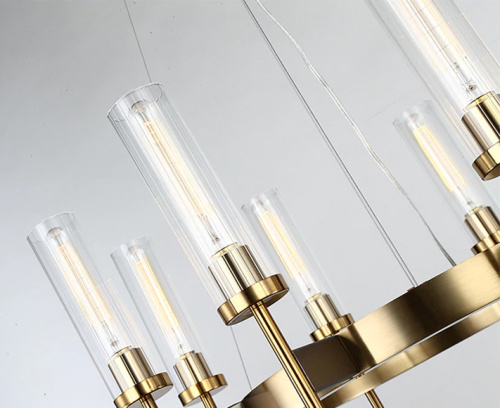 Люстра Alouette 8 brass фото 3