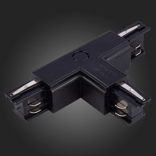 ST030.409.16L1 Т-образный токоподвод левый 1 для трехфазного шинопровода ST-Luce Черный TRACE фото 3