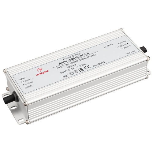 Блок питания Arlight ARPV-LG24150-PFC-A 24V 150W IP67 6,25A 030015 Блок питания Arlight ARPV-LG24150-PFC-A 24V 150W IP67 6,25A 030015