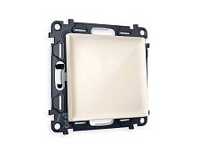 Комплект механизма 1-кл перекрестного выключателя AMBRELLA VOLT ALFA Бежевый глянец QUANT (AP3010, VM112) MA301030