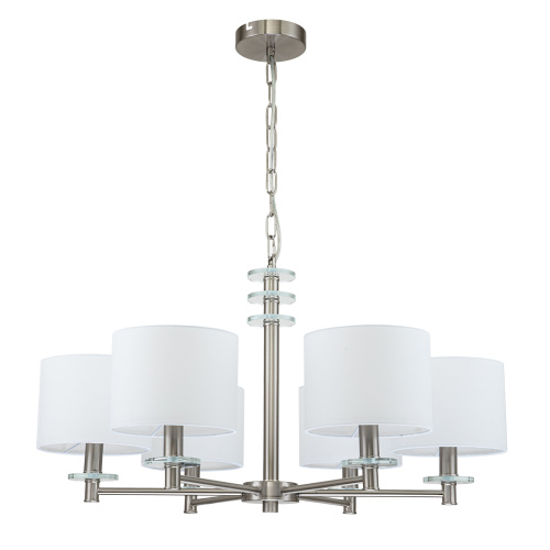 Подвесной светильник Escada 641/6PL E14*60W Satin nickel фото 2