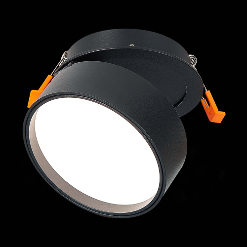 ST651.438.14 Встраиваемый поворотный светильник Черный LED 1*14W 3000K 1 100Lm Ra>90 120° IP20 D105x Встраиваемые светильники