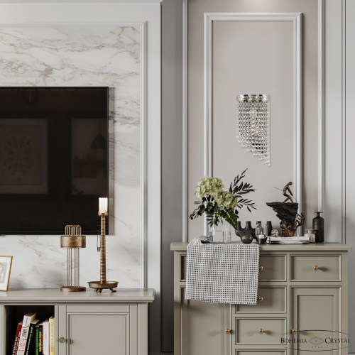 Бра 83401BR/15IV-33 Ni R Bohemia Ivele Crystal (Богемия Ивеле Кристалл) фото 3