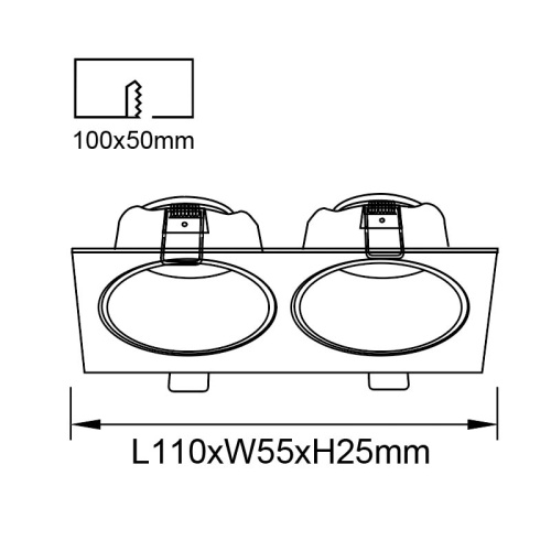 Встраиваемый светильник Mantra ANTILLA 9171 фото 2