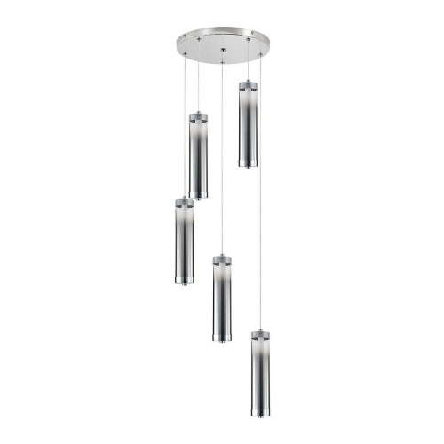 Подвесная светодиодная люстра Indigo Rilucente 11061/5P Chrome V000147L фото 5