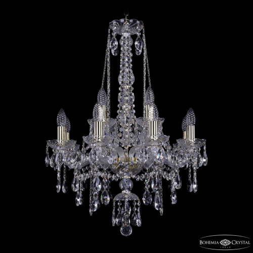 Люстра хрустальная 1415/8+4/200/h-75 G Люстра хрустальная 1415/8+4/200/h-75 G