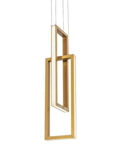 Золотой светодиодный подвес "Ульрих"