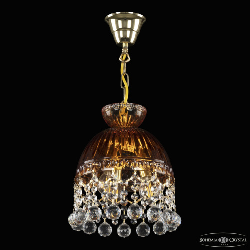 Подвесной светильник с хрустальными плафонами 5478/22 G Amber/M-1G Balls Bohemia Ivele Crystal (Богемия Ивеле Кристалл)