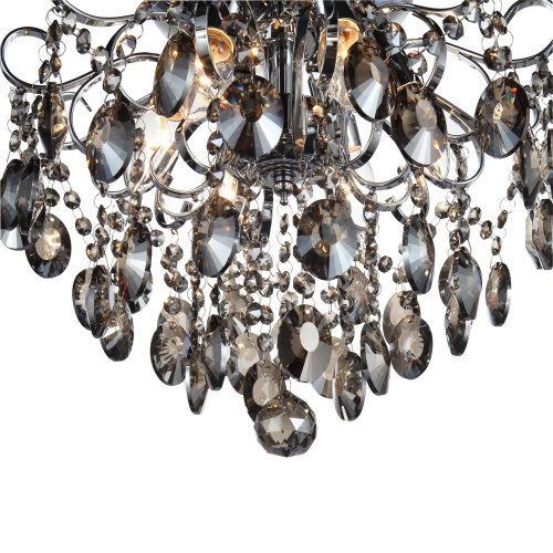 SL846.102.06 Люстра подвесная ST-Luce Темный хром/Тонированный черный E14 6*40W ORECCHINI фото 18