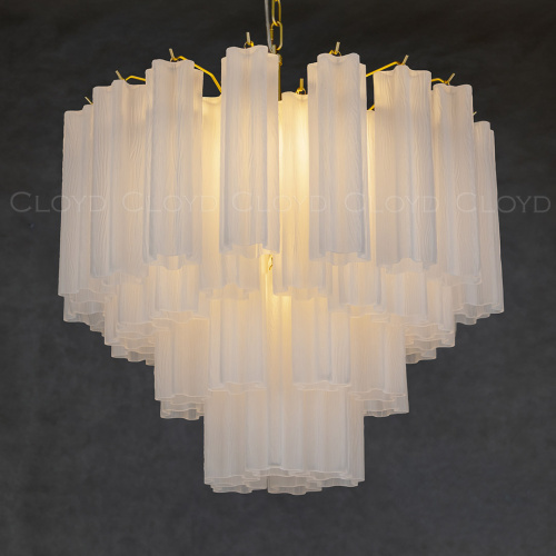 Люстра Cloyd ANNO-C C7 / Ø58 см - латунь светл. - белое матовое стекло (арт.11649)