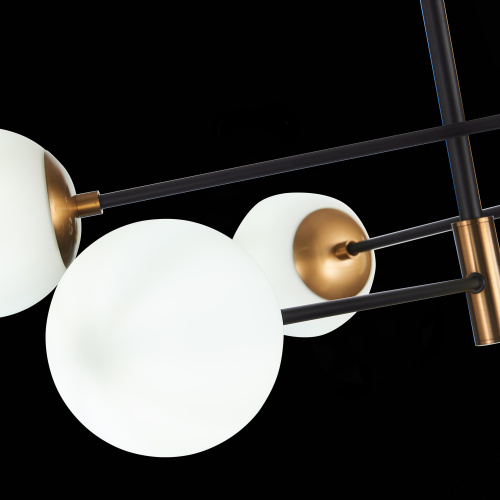 SL1203.402.06 Люстра потолочная ST-Luce Бронза,Черный/Белый E27 6*40W LIMANO фото 11