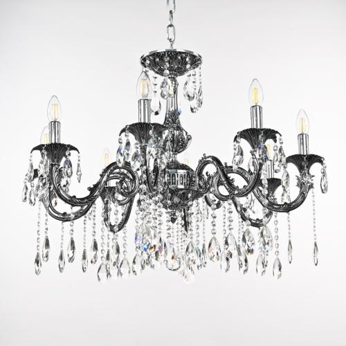 Люстра с хрустальными подвесками AL79101/8/250 A NB Bohemia Ivele Crystal (Богемия Ивеле Кристалл) фото 5