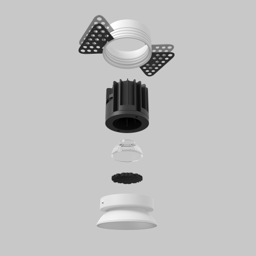 Встраиваемый светильник Technical DL058-7W2.7K-TRS-W фото 7