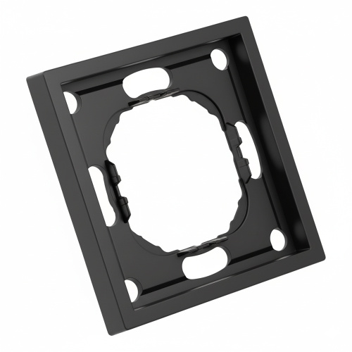Рамка STEKKER, PFR00-5001-05 1-местная, серия Эмили, черный уголь, soft touch фото 2