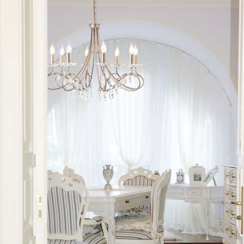 Люстра Elstead Interior, Арт. CRT8-SILVER-GOLD фото 3
