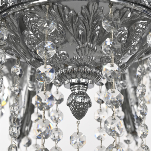 Люстра с хрустальными подвесками AL79101/10/250 B Ni Bohemia Ivele Crystal (Богемия Ивеле Кристалл) фото 6