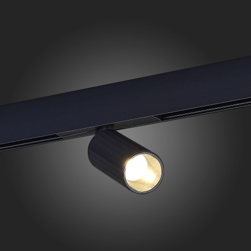 ST807.446.12 Магнитный трековый светильник Черный LED 1*12W 4000K 700Lm Ra>90 IP20 D50xH173 48VV SKYLINE 48 фото 5
