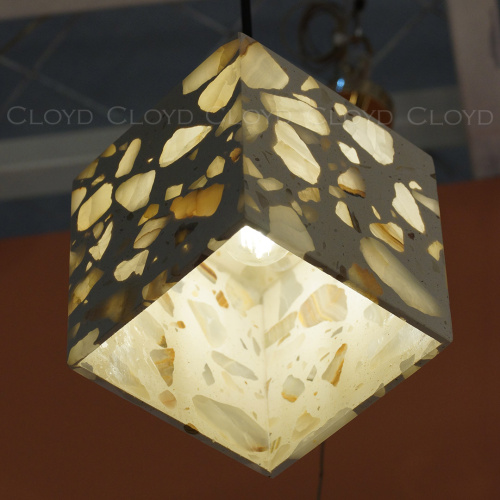 Подвесной светильник Cloyd MATERIA P1 / cube - латунь (арт.12181)