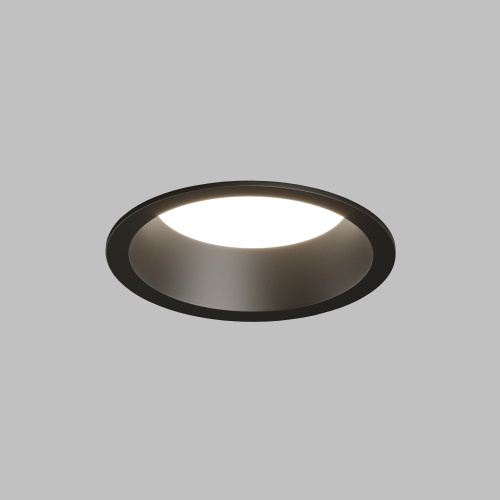 DK3103-BK Встраиваемый влагозащищенный светильник, IP 65, 10 Вт, GU5.3, LED, черный, пластик