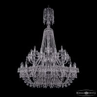 Люстра хрустальная 1410/20+10+5/400/XL-160/2d Ni V0300 Bohemia Ivele Crystal (Богемия Ивеле Кристалл)