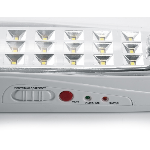 Светильник аварийный, 30 LED AC/DC, белый, EM111 фото 3
