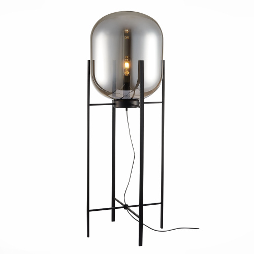 SL1050.725.01 Торшер ST-Luce Черный/Дымчатый E27 1*40W (из 2-х коробок) BURASCA фото 5