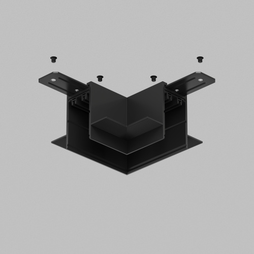 TR2112-BK Угол потолок-потолок встраиваемый под ГКЛ SMART, черный