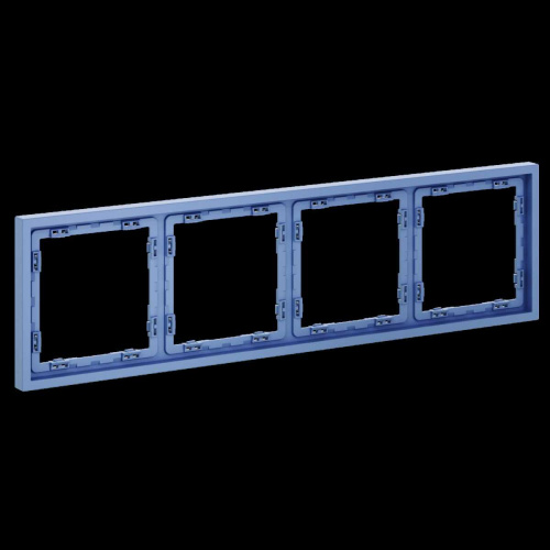 Рамка пластиковая S70 на 4 поста, (деним) Voltum VLS100415 фото 2 Рамка пластиковая S70 на 4 поста, (деним) Voltum VLS100415 фото 2