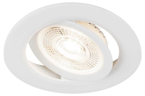 Светильник светодиодный встраиваемый ЭРА KL LED 25A-5 4K WH 5Вт 4000К круглый поворотный белый Б0068192 фото 4