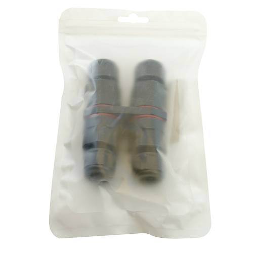 Соединитель-коннектор LD542  3-контактный на 4 выхода, с СМК221 пружинным контактом IP68, черный фото 7