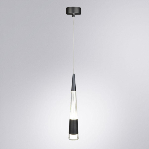 Подвесной светодиодный светильник Arte Lamp Sabik A6576SP-1BK фото 2