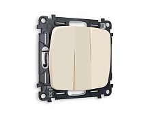 Комплект механизма 3-кл выключателя AMBRELLA VOLT OMEGA Бежевый матовый QUANT (OP3250, VM133) MO325010