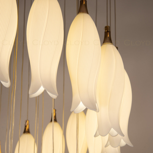 Люстра Cloyd ARGANA C31 / выс. 270 см - керамика - белый (арт.10812) фото 3