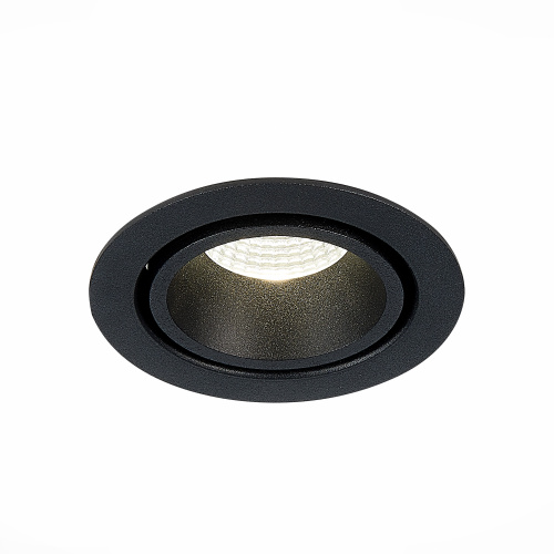 ST705.448.10 Св-к встр. Черный LED 1*10W 4000K 750Lm Ra>90 38° IP20 D102xH85 170-240V Встраиваемые светильники фото 3