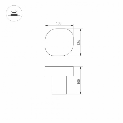 Уличный светодиодный светильник Arlight LGD-Swamp-Boll-H100-7W Warm3000 030002 фото 3