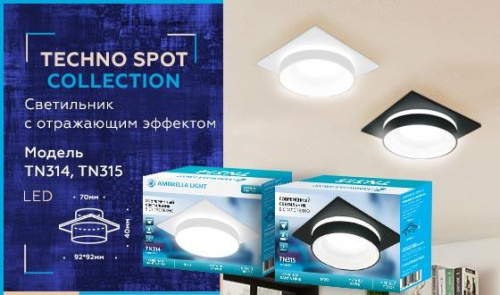 Встраиваемый светильник Ambrella light Techno Spot TN314 фото 4