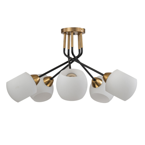 Светильник на штанге Escada 2113/5P E27*40W Copper/Black фото 2