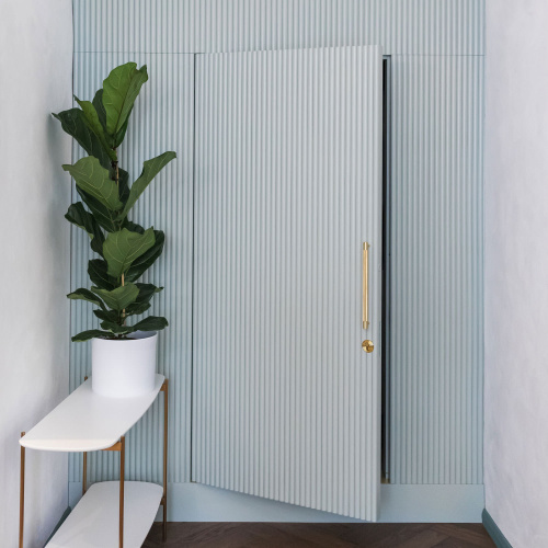 Ручка-скоба Pull Bar Cross Brass фото 5