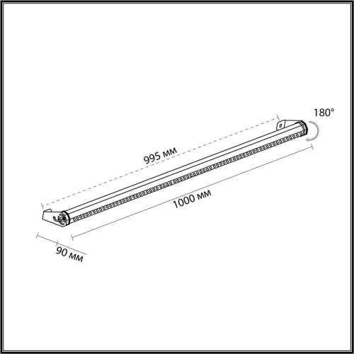Уличный настенный светодиодный светильник Odeon Light Nature Graze 7040/22WL фото 5