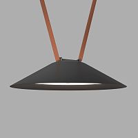 DK5664-BK Cветильник для трека-ремня Belty Smart, серия Flow, со светодиодом, D300*H71мм, 48V DC, 20W, RA90, 120°, 2700-6500K, IP20, черный, алюминий