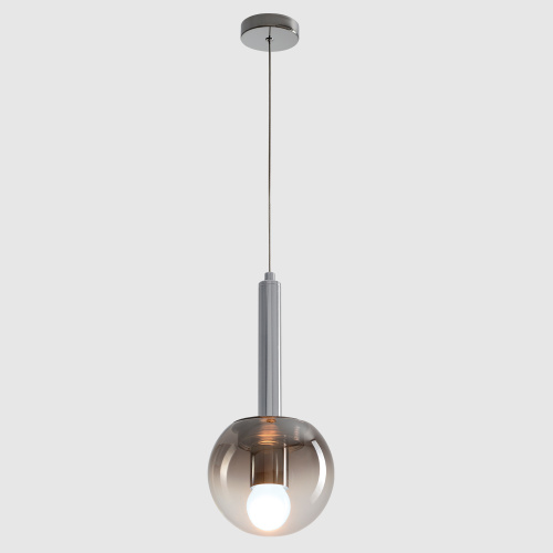 Светильник подвесной Crystal Lux ECLIPSE SP1 D130 CHROME фото 5