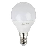 Лампа светодиодная ЭРА E14 7W 6000K матовая LED P45-7W-860-E14 Б0031401