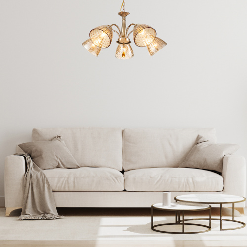 Подвесной светильник Escada 658/5PL E27*40W Gold фото 6